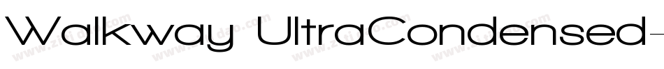 Walkway UltraCondensed字体转换